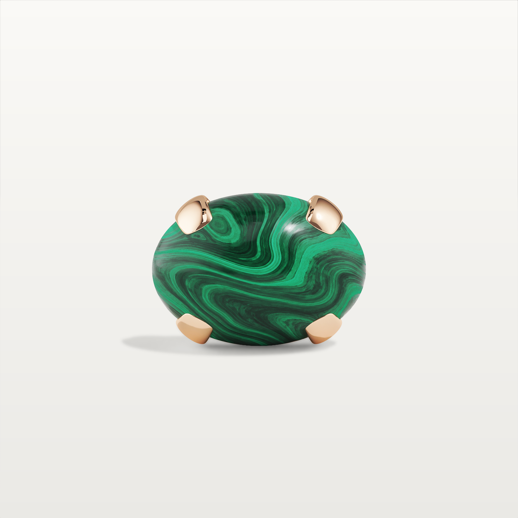 ICON OVAL MALACHITE