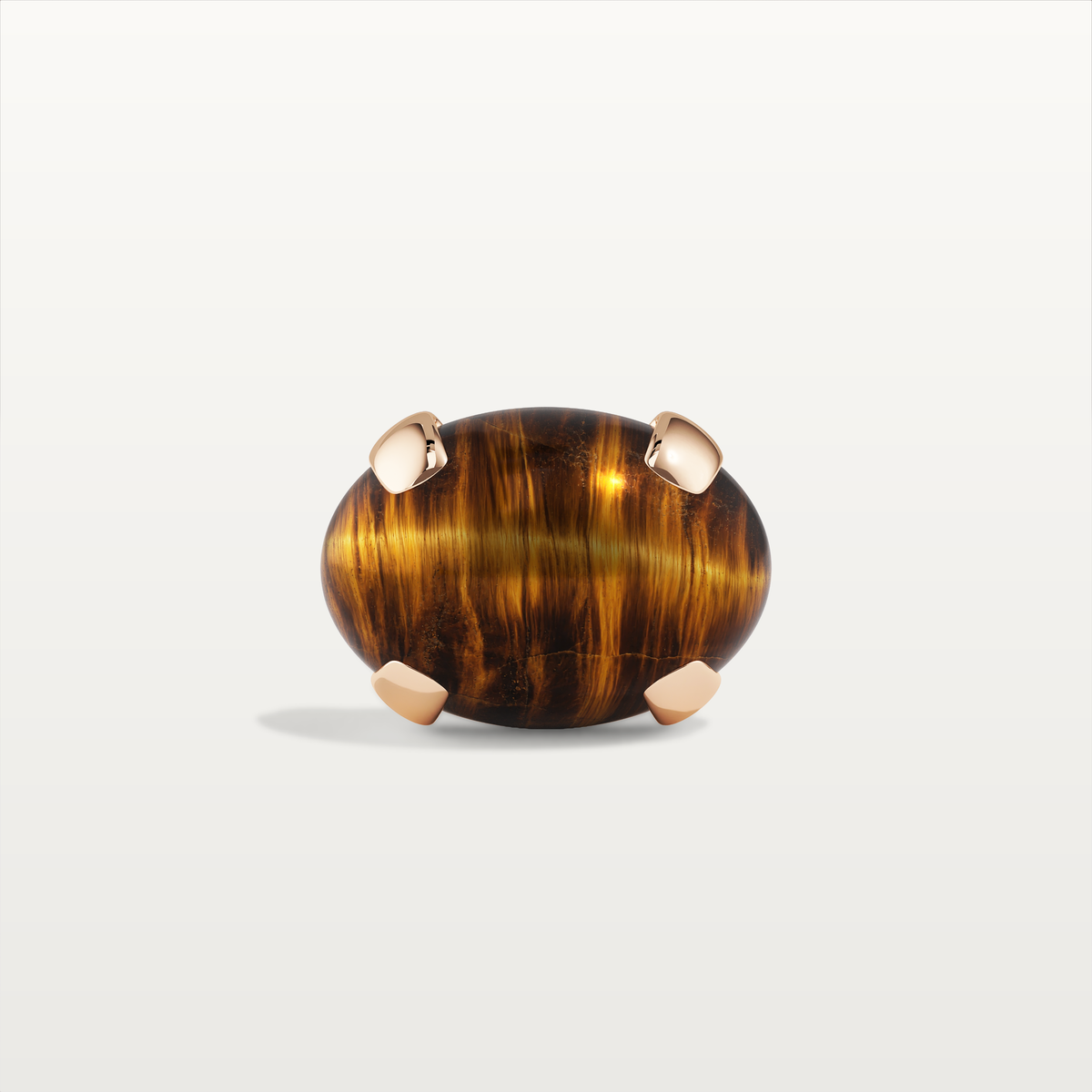 ICON OVAL TIGER'S EYE