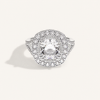 Cusion Halo Diamond Ring