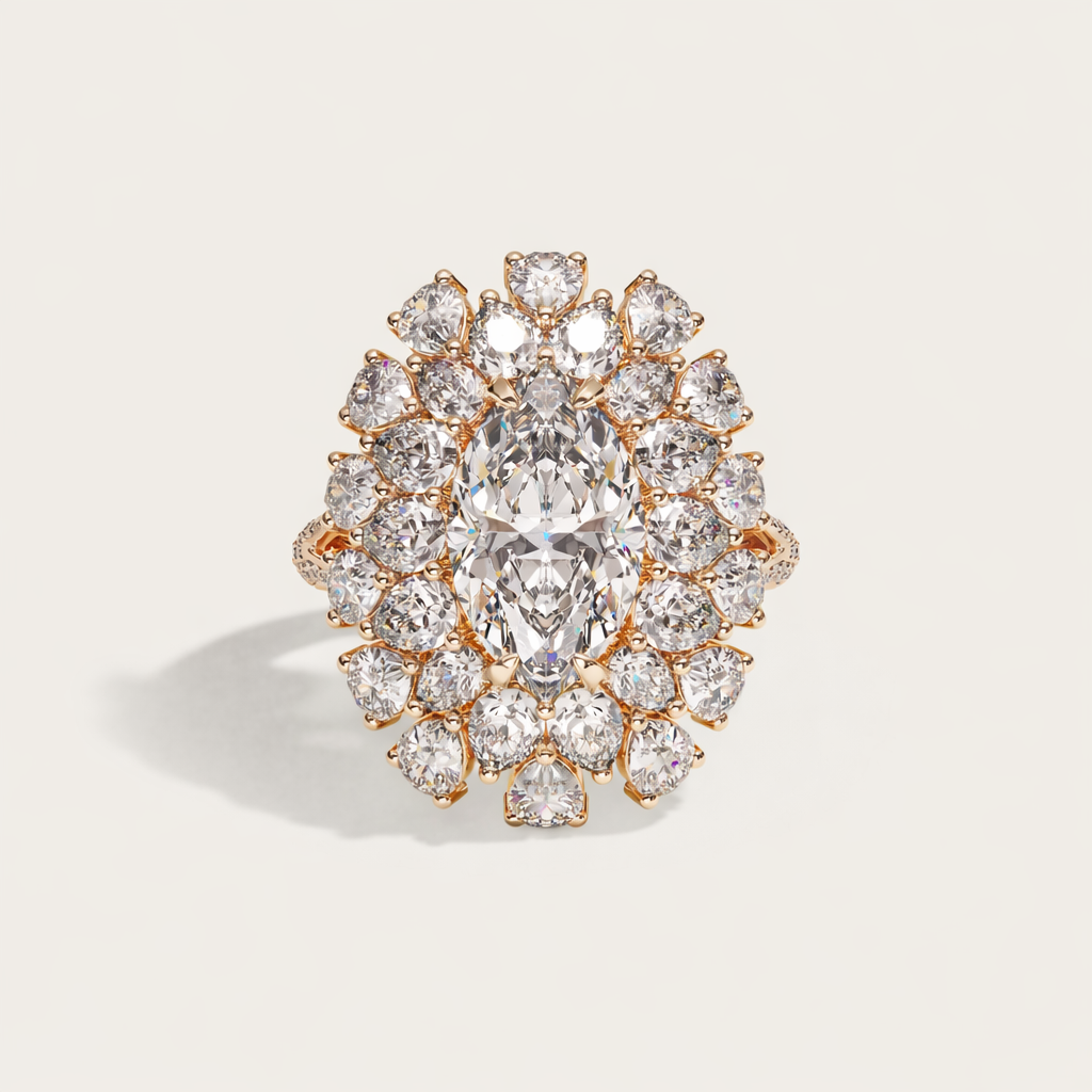 Ombrelle Navett Diamond Ring