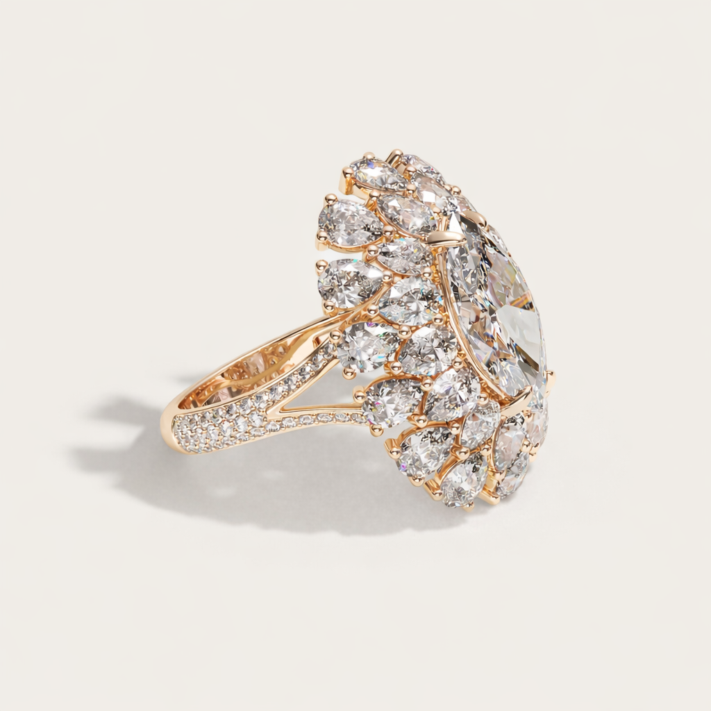 Ombrelle Navett Diamond Ring