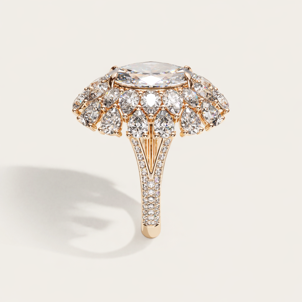 Ombrelle Navett Diamond Ring