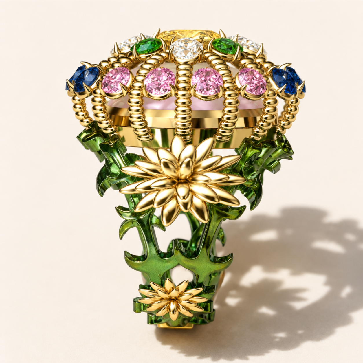 Dandelion Carousel Ring