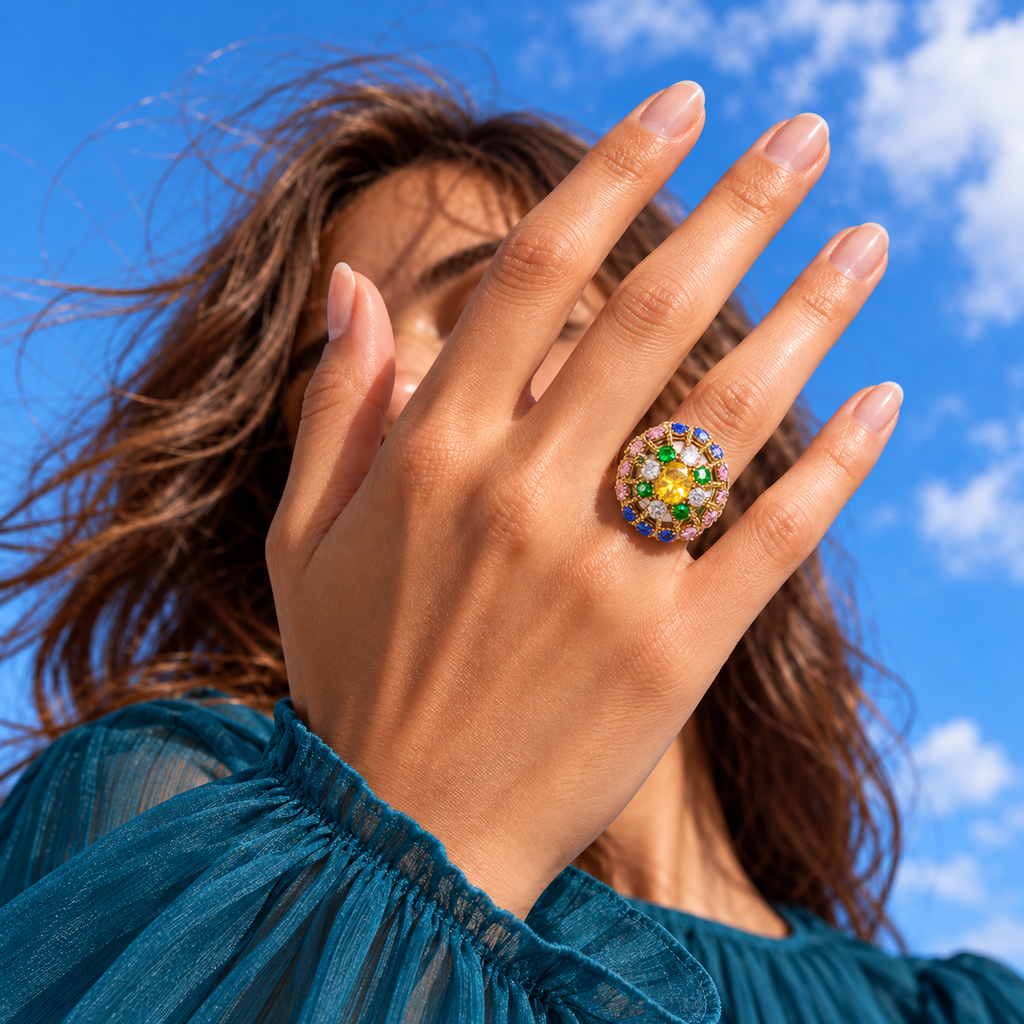 The Dandelion Molecule Carousel Ring