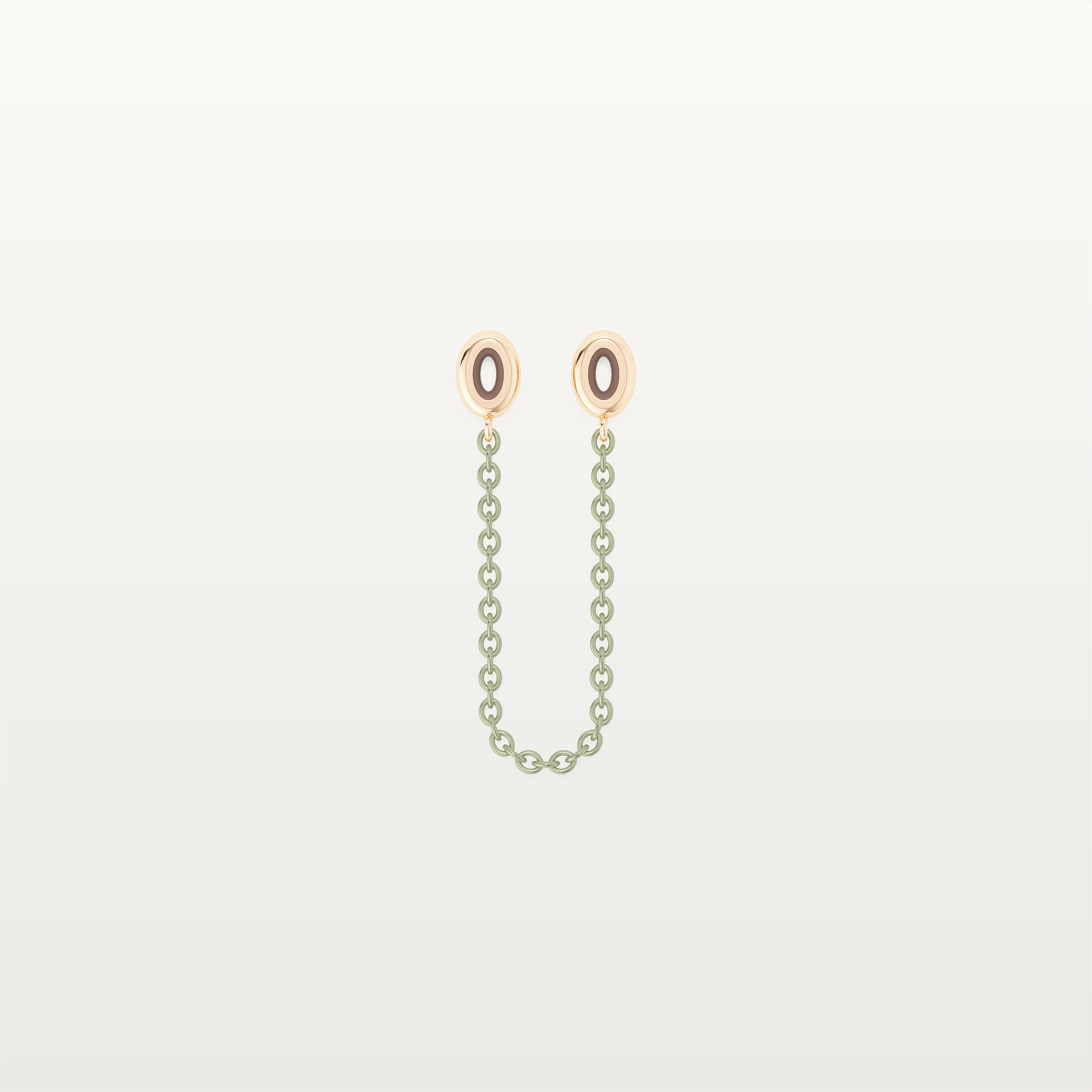 SECURITY CHAIN ICON OLIVE GREEN