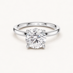 Florienne 18K white gold, subtle Orrling engraving