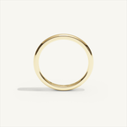 ARCADIA 2 mm — 18K yellow gold plain wedding band, product view 2