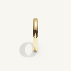 ARCADIA 3 mm — 18K yellow gold plain wedding band, product view 3