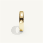 ARCADIA 4 mm — 18K yellow gold plain wedding band, product view 3