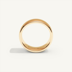 ARCADIA 6 mm — 18K rose gold plain wedding band, product view 2