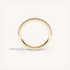 BARI M22 Half Eternity Ring in 18K Rose Gold – view 3