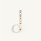 BARI M22 Half Eternity Ring in 18K Rose Gold – view 4