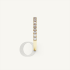 BARI M22 Half Eternity Ring in 18K Yellow Gold – view 4
