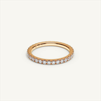BARI M22 Full Eternity Ring in 18K Rose Gold – view 2