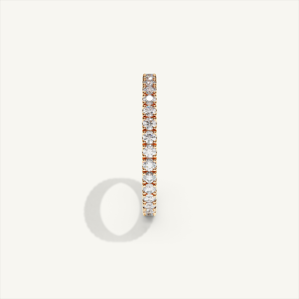 BARI M22 Full Eternity Ring in 18K Rose Gold – view 4