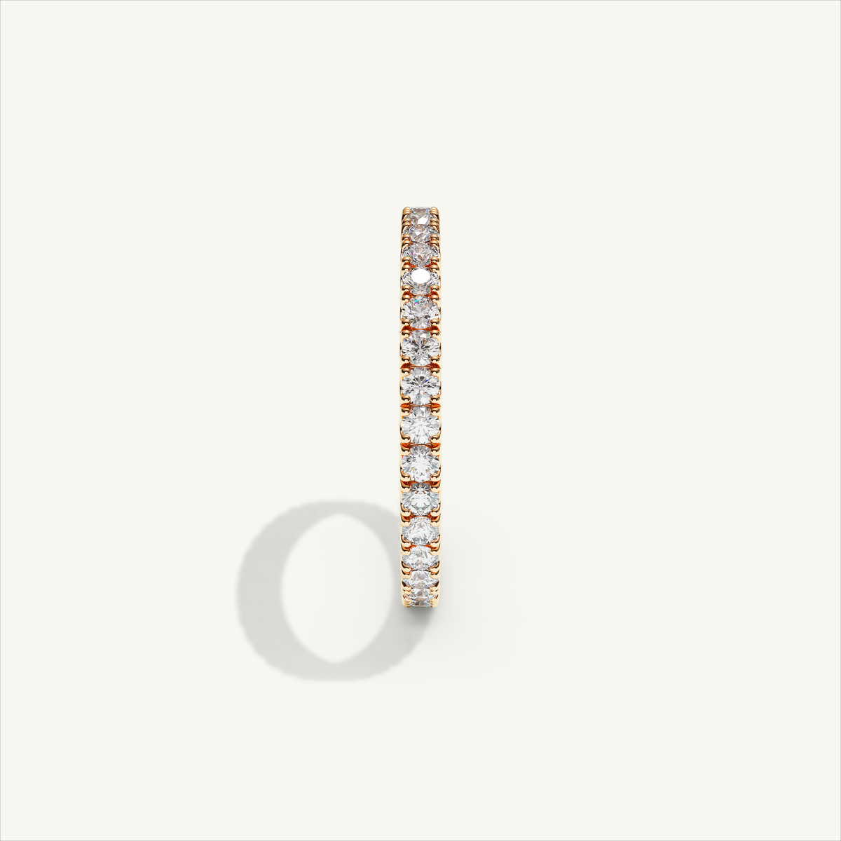 BARI M22 Full Eternity Ring in 18K Rose Gold – view 4