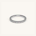 BARI M22 Full Eternity Ring in 18K White Gold – view 1