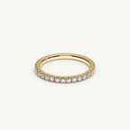 BARI M22 Full Eternity Ring in 18K Yellow Gold – view 2