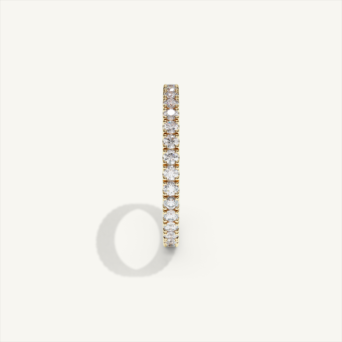 BARI M22 Full Eternity Ring in 18K Yellow Gold – view 4