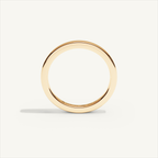 BASTION 2 mm — 18K rose gold plain wedding band, product view 2