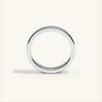 BASTION 3 mm Wedding Band in 18K White Gold – view 3