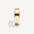 BASTION 6 mm — 18K rose gold plain wedding band, product view 3