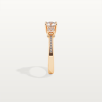 BEATRIX Trilogy Ring in 18K rose gold – side view