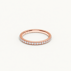 CANAL 92-2 Full Eternity Ring, 18K rose gold, design visualization, view 2