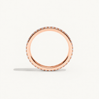 CANAL 92-2 Full Eternity Ring, 18K rose gold, design visualization, view 3