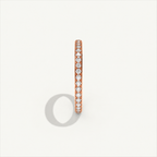 CANAL 92-2 Full Eternity Ring, 18K rose gold, design visualization, view 4