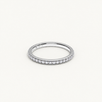 CANAL 92-2 Full Eternity Ring, 18K white gold, design visualization, view 2