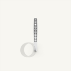 CANAL 92-2 Half Eternity Ring, 18K white gold, view 4