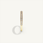 CANAL 92-2 Half Eternity Ring, 18K yellow gold, view 4