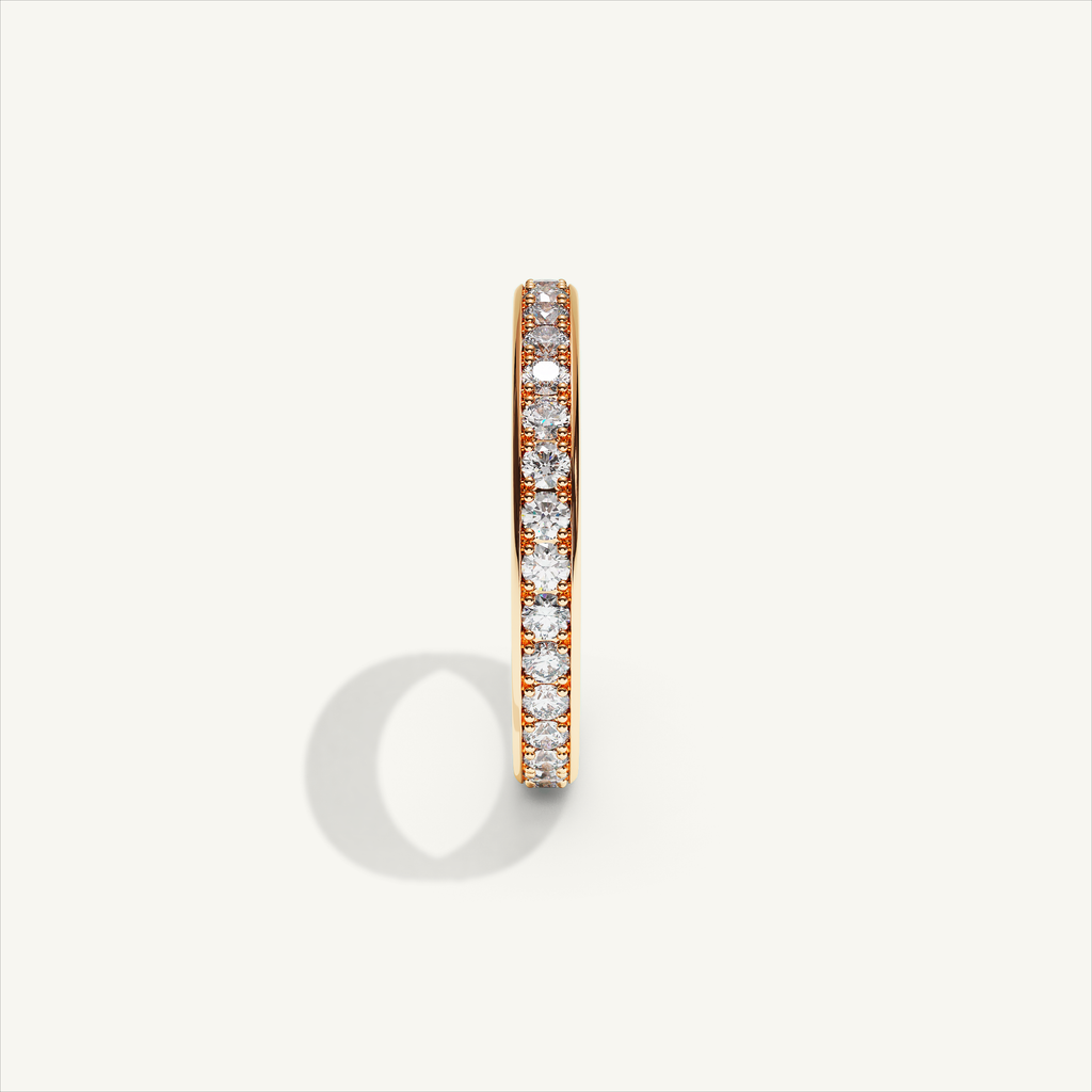 CANAL 92-2.5 Full Eternity Ring, 18K rose gold, view 4
