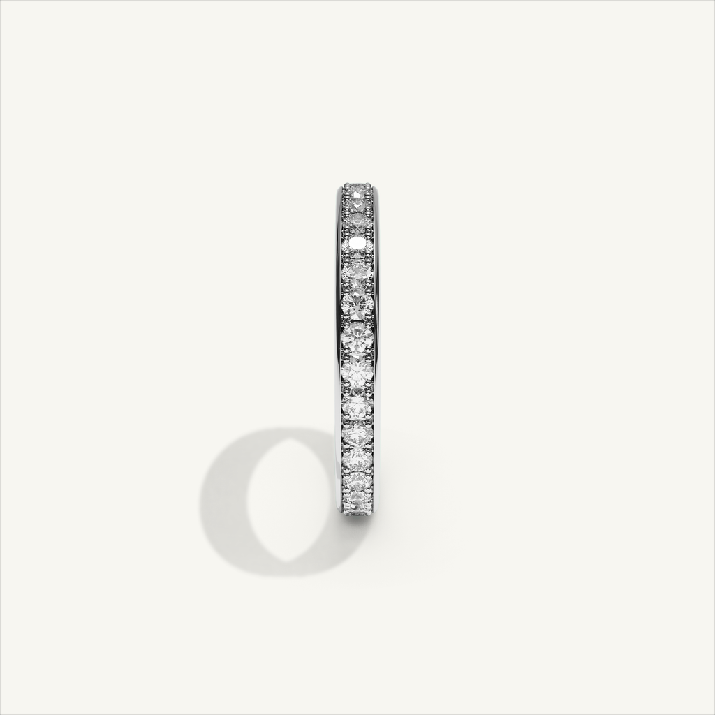CANAL 92-2.5 Full Eternity Ring, 18K white gold, view 4