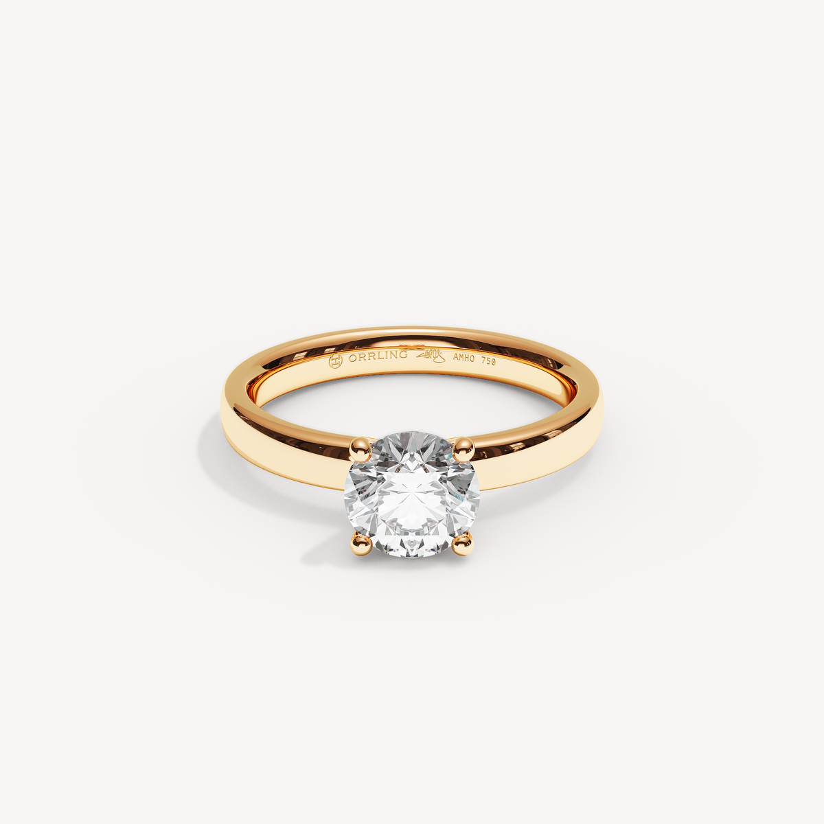 COVAMONTE 18K Rose Gold round 1.00 ct – view 1