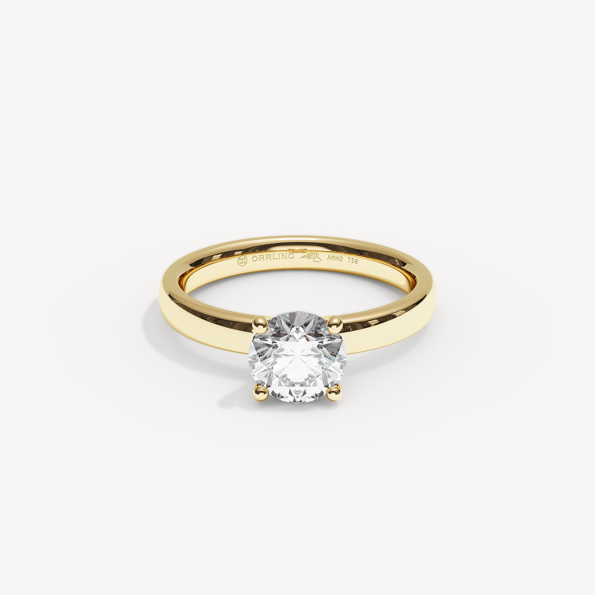COVAMONTE 18K Yellow Gold round 1.00 ct – view 1