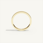 ECHELON 2 mm — 18K yellow gold plain wedding band, product view 2