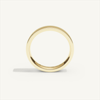 ECHELON 3 mm — 18K yellow gold plain wedding band, product view 2