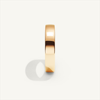 ECHELON 4 mm — 18K rose gold plain wedding band, product view 3
