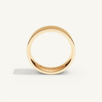 ECHELON 5 mm — 18K rose gold plain wedding band, product view 2