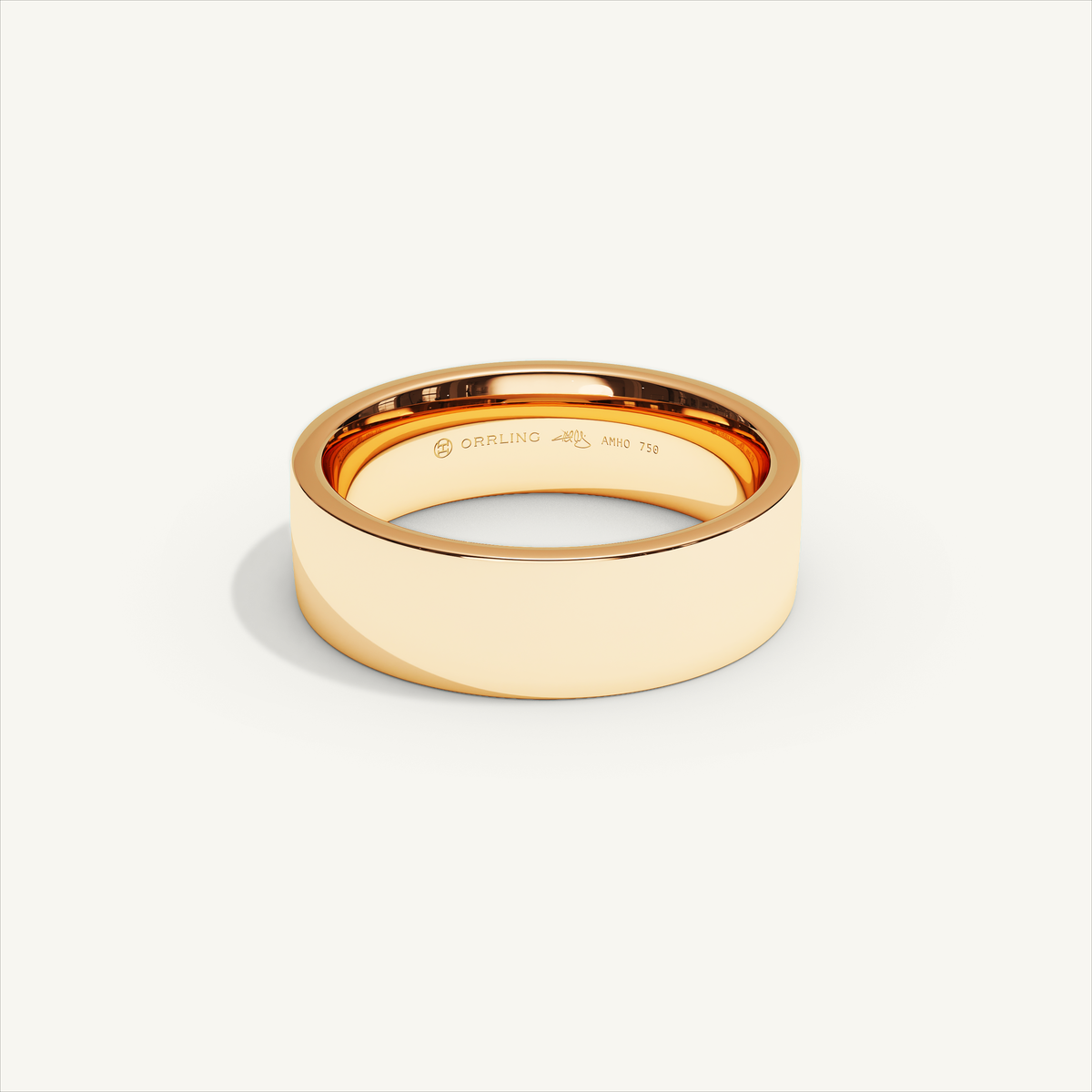 ECHELON 6 mm Wedding Band in 18K Rose Gold – view 1