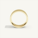 ECHELON 6 mm Wedding Band in 18K Yellow Gold – view 3
