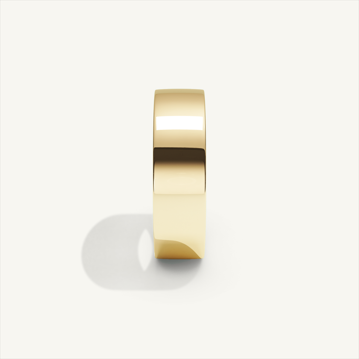 ECHELON 6 mm Wedding Band in 18K Yellow Gold – view 4
