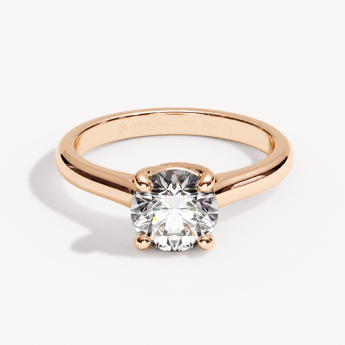 Orrling Entwine rose gold 1.2 ct – front view
