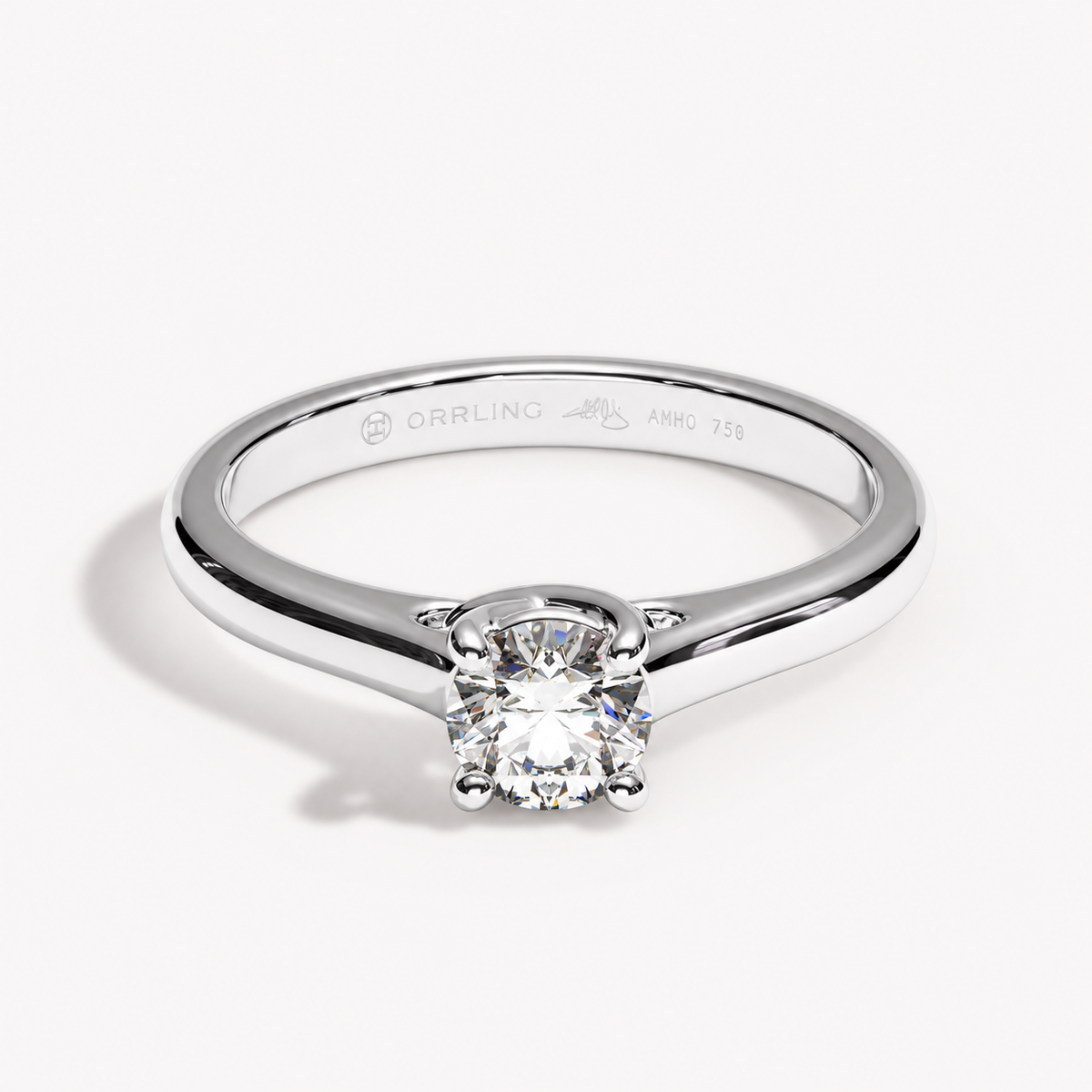 Orrling Entwine white gold 0.5 ct – front view