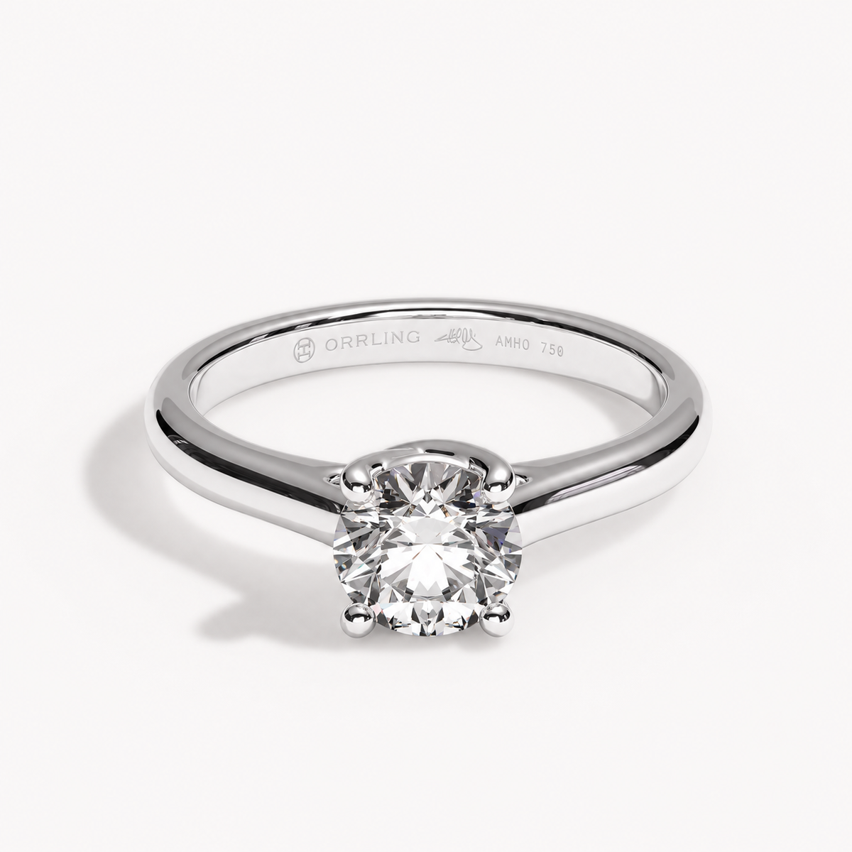 Orrling Entwine white gold 1 ct – front view