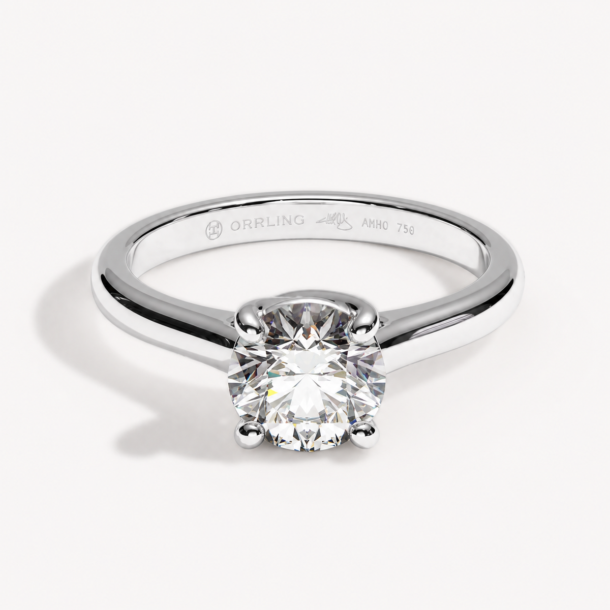 Orrling Entwine white gold 1.2 ct – front view