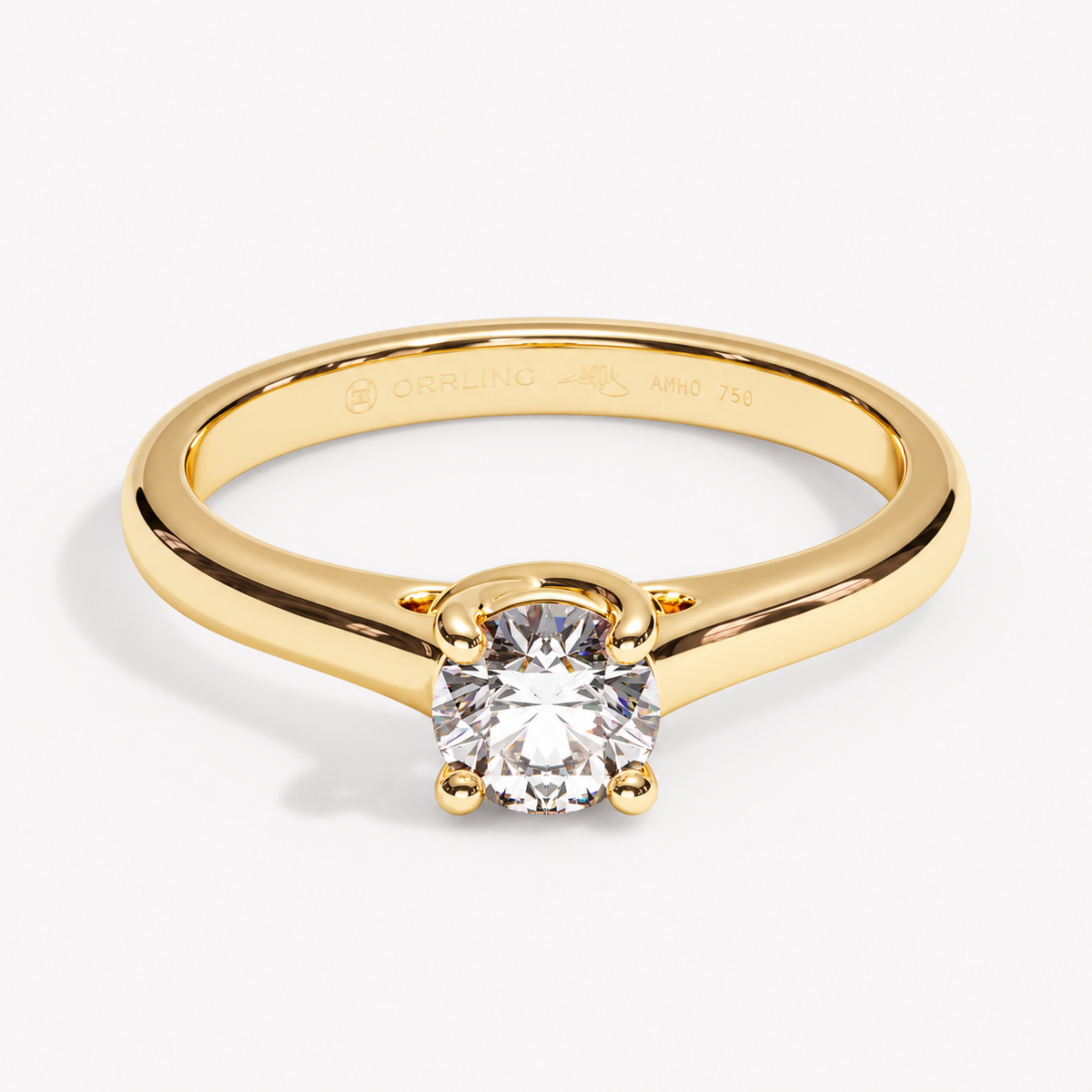 Orrling Entwine yellow gold 0.5 ct – front view