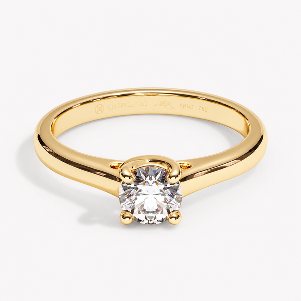 Orrling Entwine yellow gold 0.5 ct – front view